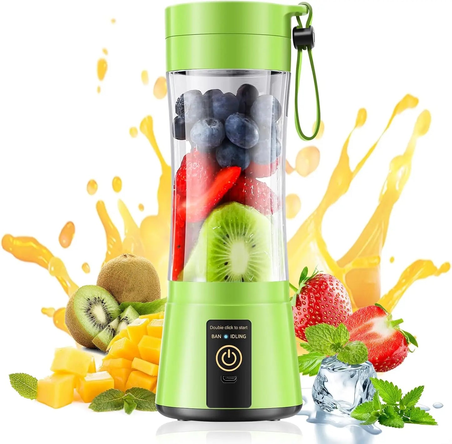 380ml household juice mixer mini electric juicer USB rechargeable smoothie smoothie shake mixer outdoor picnic portable juicer