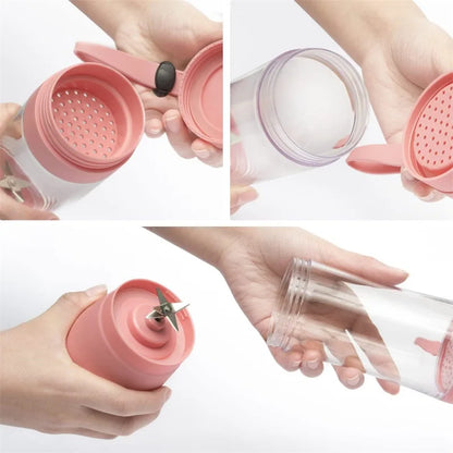380ml household juice mixer mini electric juicer USB rechargeable smoothie smoothie shake mixer outdoor picnic portable juicer
